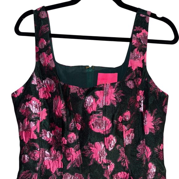 NWT Lilly‎ Pulitzer Leya Metallic Floral Jaquard Dress Size 8 - Picture 7 of 9